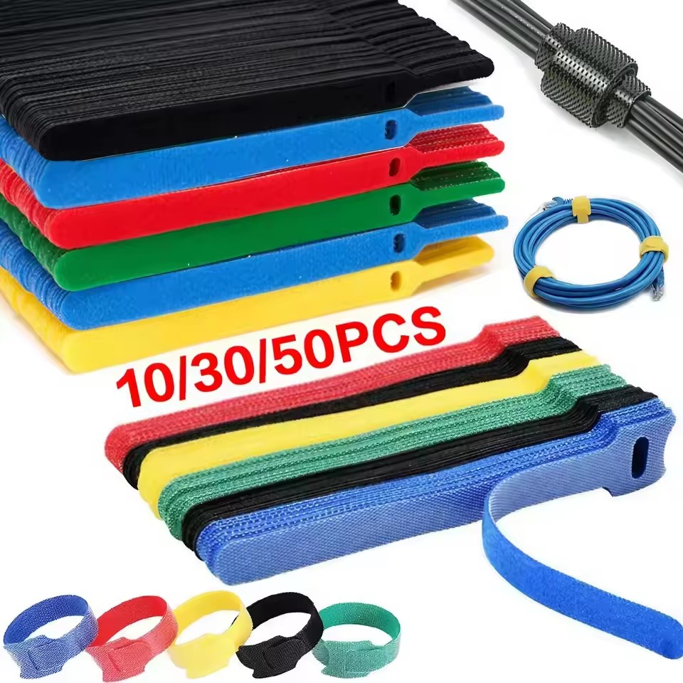 Phone Accessories Hanger - 10/30/50 шт. кабельный органайзер, многоразовые кабельные