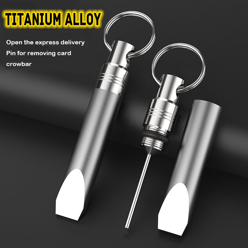 Sim Card Tool - Маленький лом из титанового сплава, подвеска-ключ,