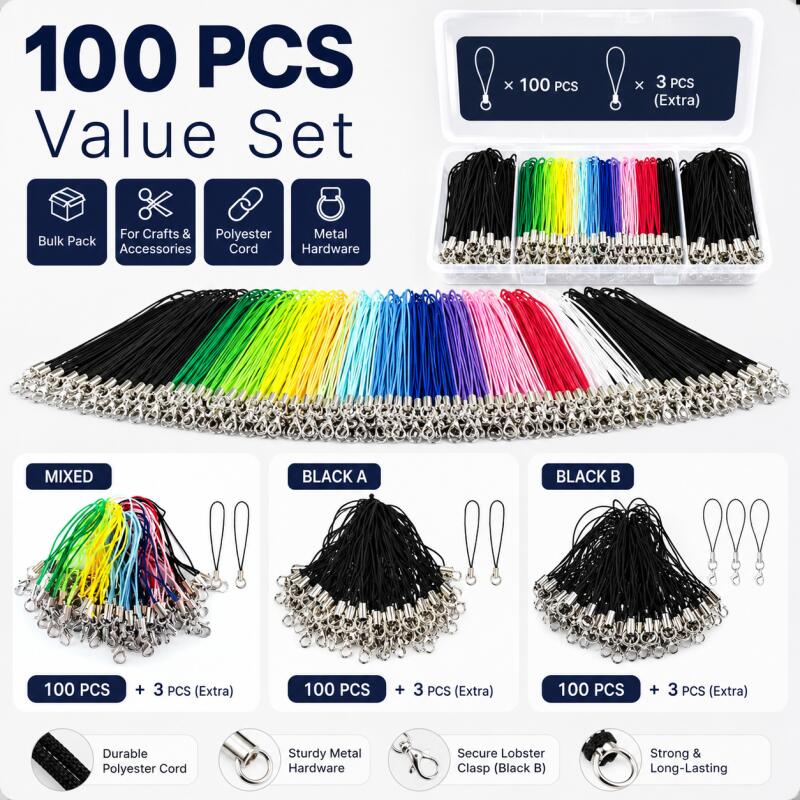 Phone Accessories Hanger - 100 шт. шнурков для брелоков, веревок