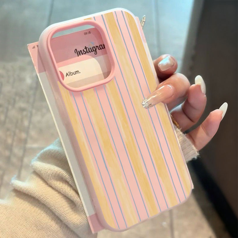 Стильный желтый чехол в полоск – обзор и цена Samsung Galaxy A55